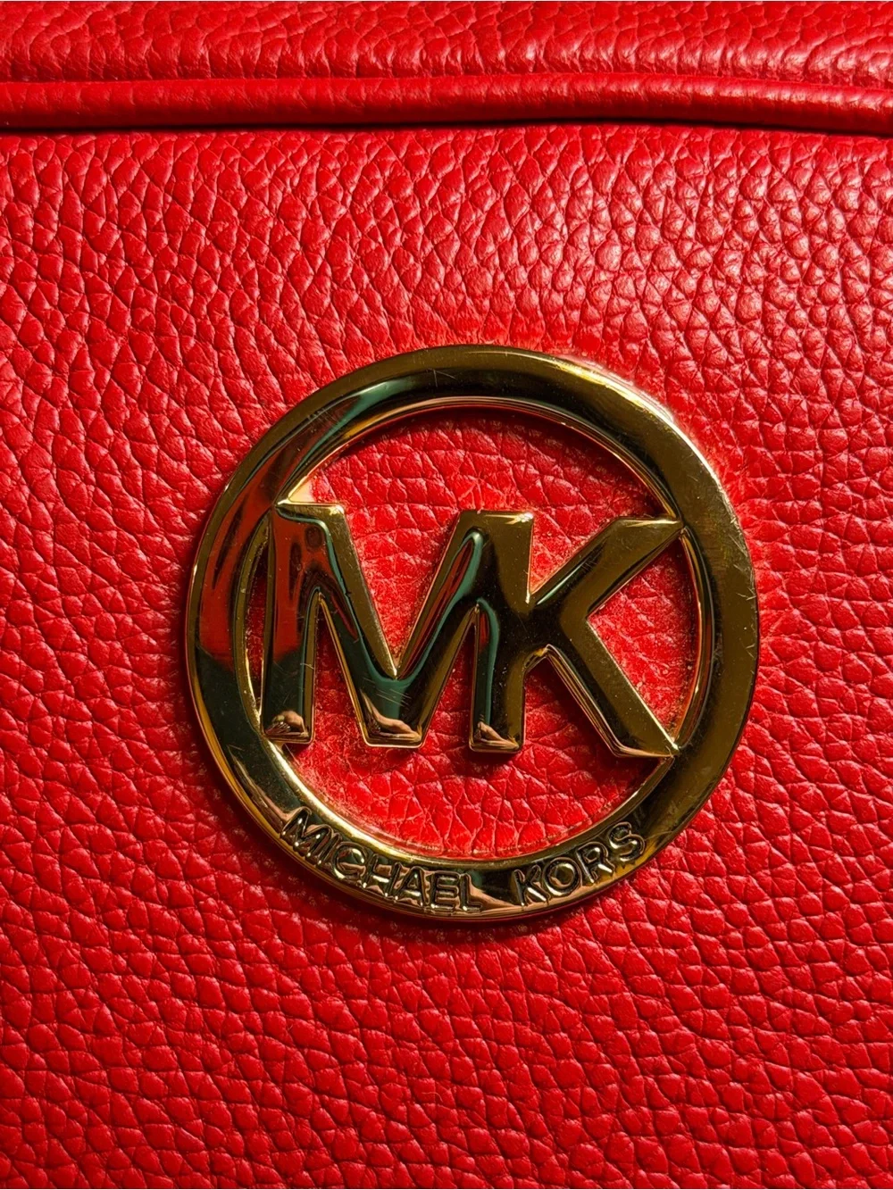 Michael Kors cherry red